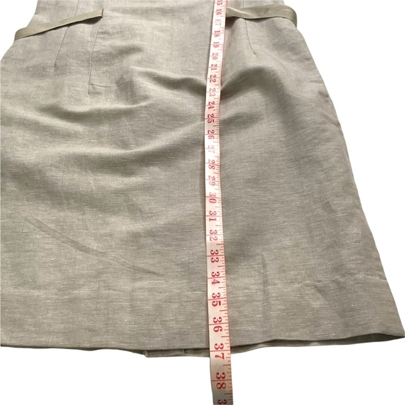 BANANA REPUBLIC Linen Cotton Blend Fully Lined Day Dress Size 4 - Picture 9 of 12